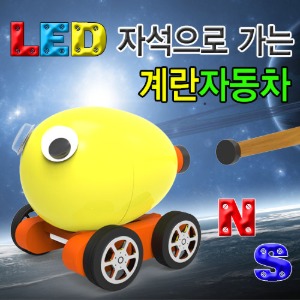 LED 자석으로가는 계란자동차(일반형/LED형)-1인용/5인용